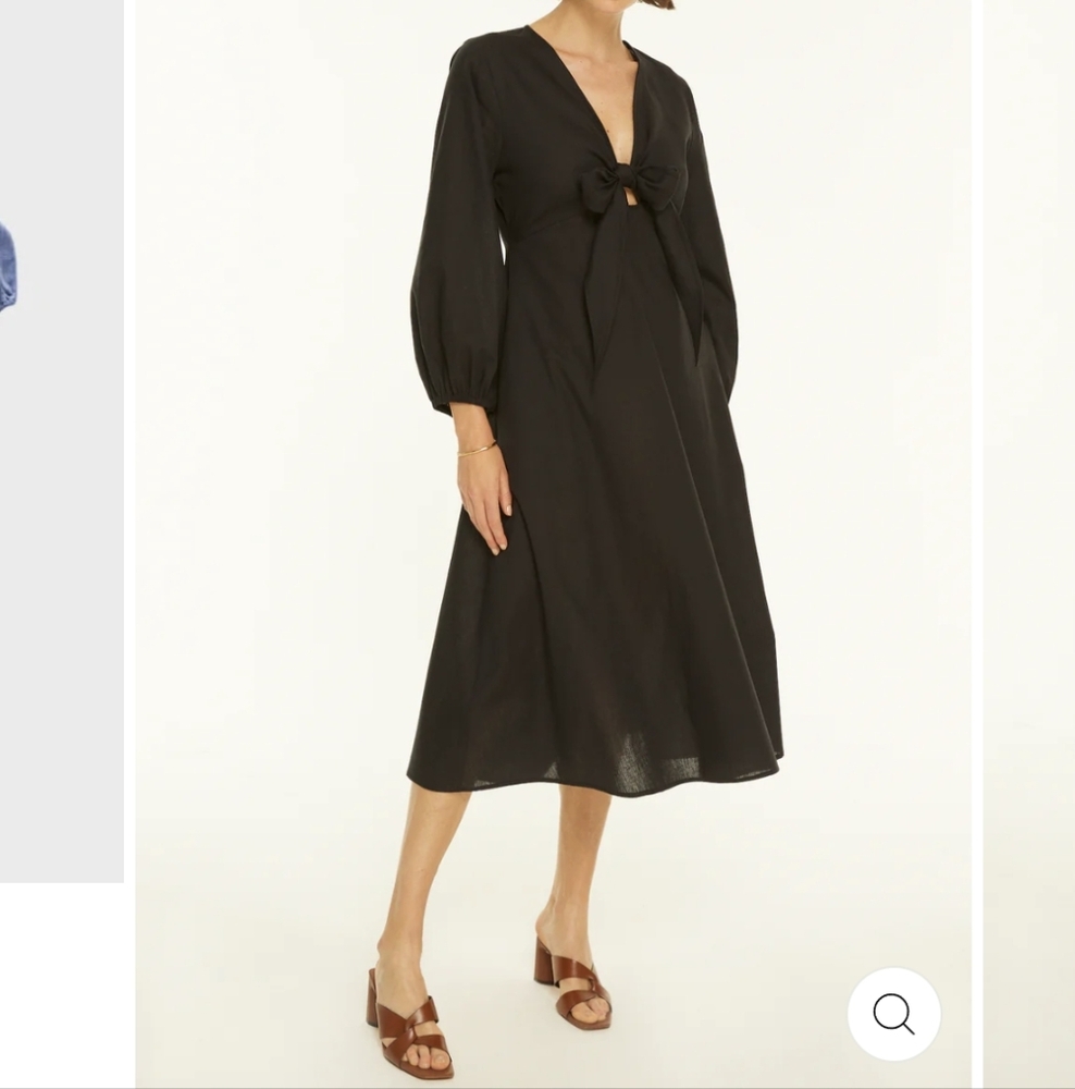 NWT Harshman Novella Dress in Black